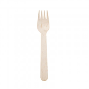 Mini-Fourchette en Bouleau - Ecoresponsable - Lot de 100 FourniResto - 1