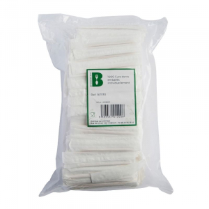 Cure-Dents à 2 Pointes en Bambou - Emballage Individuel - Lot de 1000 FourniResto - 2