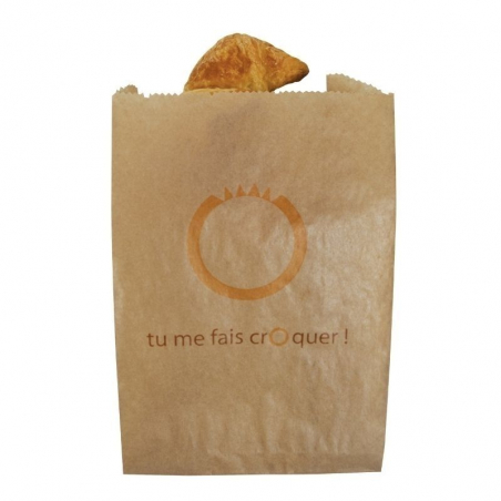 Sac Dessert "Tu Me Fais Croquer !" 120 x 50 - Ecoresponsable - Lot de 1000 FourniResto - 1 Sac Dessert "Tu Me Fais Croquer !" 120 x 50 - Ecoresponsable - Lot de 1000 FourniResto - 1