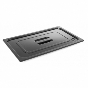 Couvercle Gastronorme GN 1/1 en Polycarbonate Noir HENDI - 1
