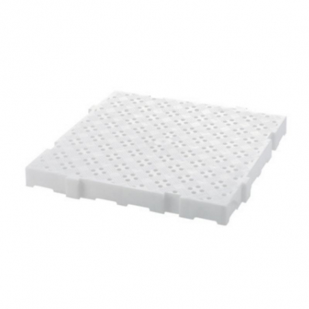 Caillebotis 50 x 50 cm - Clipsable - Blanc FourniResto - 1 Caillebotis 50 x 50 cm - Clipsable - Blanc FourniResto - 1