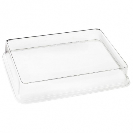 Couvercle en RPET pour Assiette Kanopée 200 x 150 mm - Lot de 100 FourniResto - 1 Couvercle en RPET pour Assiette Kanopée 200 x 150 mm - Lot de 100 FourniResto - 1