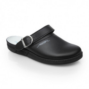 Sabots Noirs en Microfibre - Taille 43 ABEBA - 1