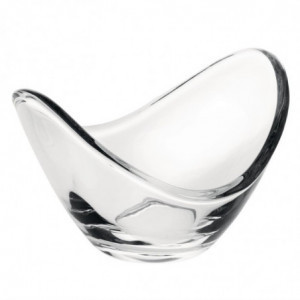 Coupelle en Verre Ovale Incurvée - 100 x 85 mm - Lot de 12 Olympia - 1