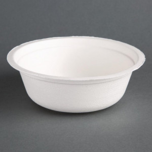 Bols en Bagasse Compostables - Ø 153 mm - Lot de 50 Fiesta Green - 1