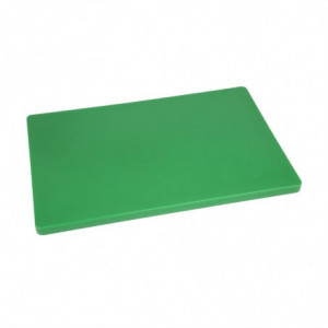 Planche À Découper Standard Épaisse Basse Densité Verte Hygiplas - 1
