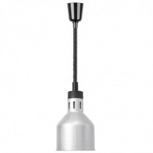 Lampe Chauffante Rétractable Finition Métal Brossé 250 W Buffalo - 1
