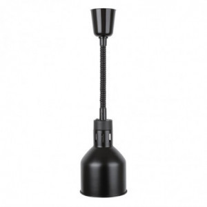 Lampe Chauffante Rétractable Finition Noir Mat - 250 W Buffalo - 1