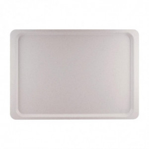 Plateau De Service En Polyester Euronorme 530 X 370Mm Gris Moucheté Roltex - 1