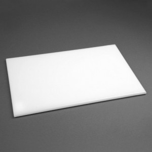 Planche À Découper Anti-Bactérienne en PEHD- Blanche Hygiplas - 1