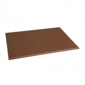 Planche À Découper Anti-Bactérienne en PEHD- Marron Hygiplas - 1