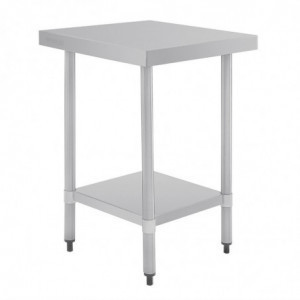 Table en Inox - L 600 x P 700 mm Vogue - 1