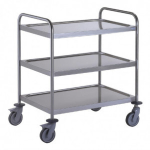 Chariot De Service 3 Plateaux - 800 x 530 mm Tournus - 1