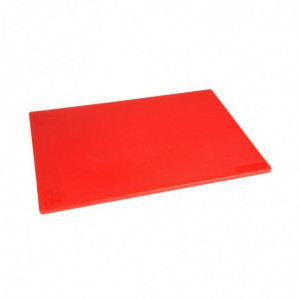 Planche À Découper Antibactérienne Rouge - L 450 x P 300mm Hygiplas - 1