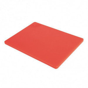 Planche À Découper Rouge - L 600x P 450 mm Hygiplas - 1