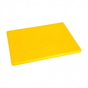 Grande Planche À Découper Jaune - L 600 x P 450mm Hygiplas - 1