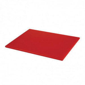 Grande Planche À Découper Rouge - L 600 x P 450mm Hygiplas - 1
