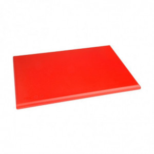 Planche À Découper Épaisse Rouge - L 450 x P 300mm Hygiplas - 1