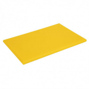 Planche À Découper Épaisse Jaune - L 450 x P 300mm Hygiplas - 1