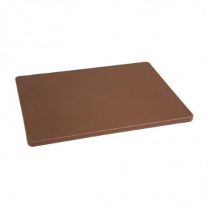 Planche À Découper Standard Marron - L 450 x P 300mm Hygiplas - 1