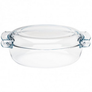 Faitout Ovale En Verre 4,5L Pyrex - 1