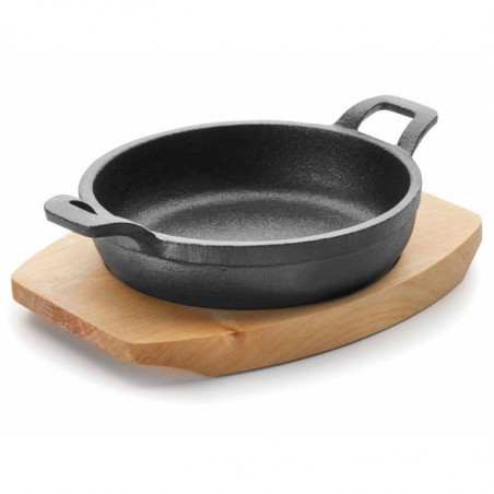Faitout Rond Magma Avec Base En Bois - Ø 16,2 Cm Lacor - 1 Faitout Rond Magma Avec Base En Bois - Ø 16,2 Cm Lacor - 1