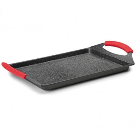 Plancha Grill Lisse En Aluminium Fondu Eco-Piedra - 330 X 250 Mm Lacor - 1