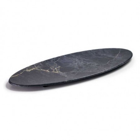 Plateau Ovale "Stone" En Mélamine - 650 X 260 Mm Lacor - 1 Plateau Ovale "Stone" En Mélamine - 650 X 260 Mm Lacor - 1
