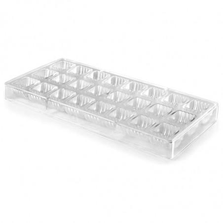 Moule à Chocolats Rainuré - 25,5 x 24,5 mm Lacor - 1 Moule à Chocolats Rainuré - 25,5 x 24,5 mm Lacor - 1