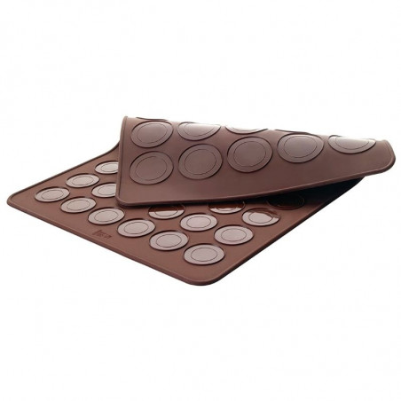 Moule à Macarons Double Face en Silicone - 390 x 290 mm Lacor - 1 Moule à Macarons Double Face en Silicone - 390 x 290 mm Lacor - 1