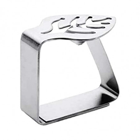 Pince À Nappe En Inox - Lot De 4 Lacor - 1 Pince À Nappe En Inox - Lot De 4 Lacor - 1