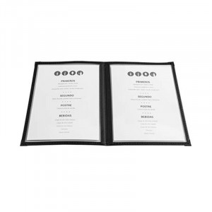Porte-Menu Double En Pvc - A5 Lacor - 1