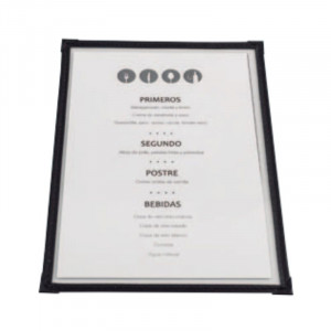 Porte-Menu Simple En Pvc - A5 Lacor - 1