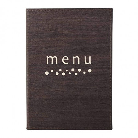 Porte-Menu Tiziano En Simili-Cuir - A5 Lacor - 1 Porte-Menu Tiziano En Simili-Cuir - A5 Lacor - 1