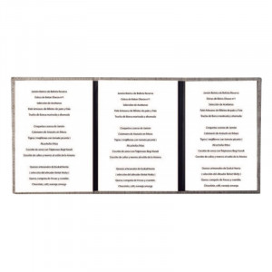 Porte-Menu Marcel En Simili-Cuir - A5 Lacor - 2