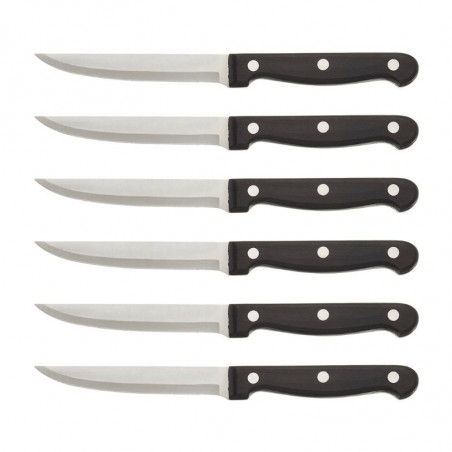 Couteau à Steak - Lame Lisse - Lot De 6 Lacor - 1 Couteau à Steak - Lame Lisse - Lot De 6 Lacor - 1