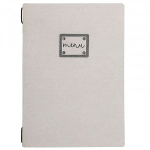 Porte-Menu Organic En Fibres Naturelles - A5 Lacor - 1