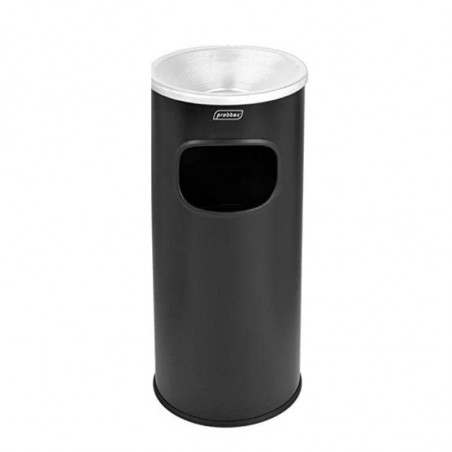 Poubelle Borne à Cendrier Noire - 30 L Probbax - 1 Poubelle Borne à Cendrier Noire - 30 L Probbax - 1