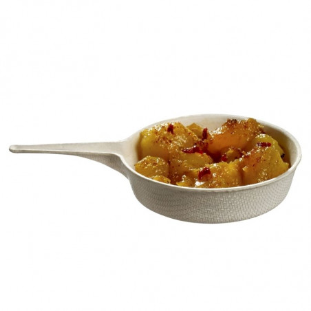 Poêle Eskoffié en Pulpe de Canne - 25 ml - Lot de 100 FourniResto - 1 Poêle Eskoffié en Pulpe de Canne - 25 ml - Lot de 100 FourniResto - 1