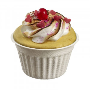 Pot Mini Fondant en Pulpe de Canne - 70 ml - Lot de 100 FourniResto - 1