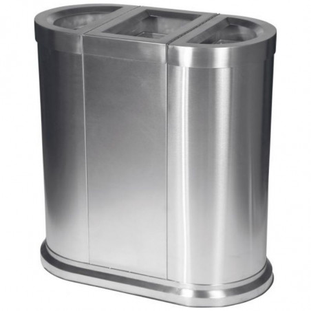 Station de Tri Inox Satiné - 150 L Probbax - 1 Station de Tri Inox Satiné - 150 L Probbax - 1