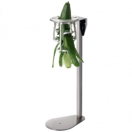 Eplucheur à Concombre sur Pied en Inox Tellier - 1 Eplucheur à Concombre sur Pied en Inox Tellier - 1