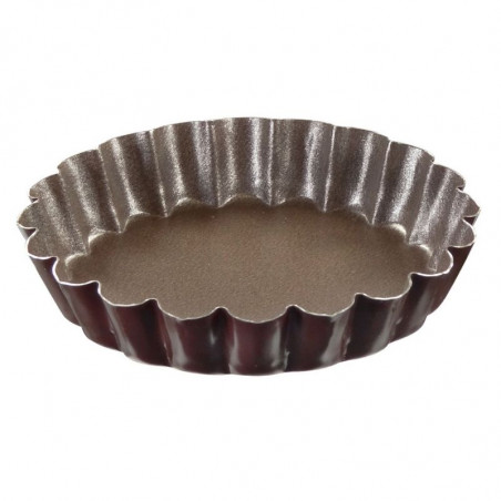 Moule à Tartelette Ronde Cannelée - Ø 100 mm - Lot de 6 Gobel - 1 Moule à Tartelette Ronde Cannelée - Ø 100 mm - Lot de 6 Gobel - 1