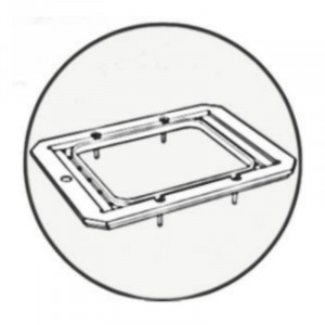 Moule pour Thermoscelleuse Automatique VG 600 et 800 - GN 1/2 Lavezzini - 1