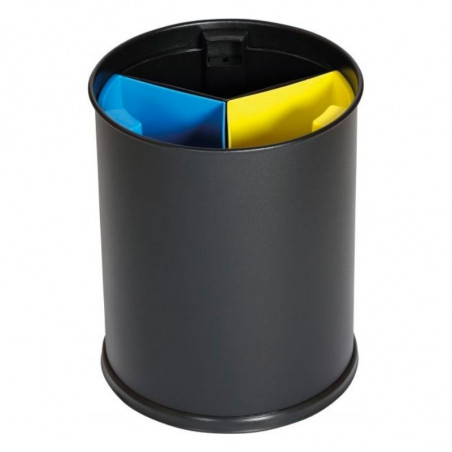 Corbeille de Tri Tricolore - 13 L Probbax - 1 Corbeille de Tri Tricolore - 13 L Probbax - 1