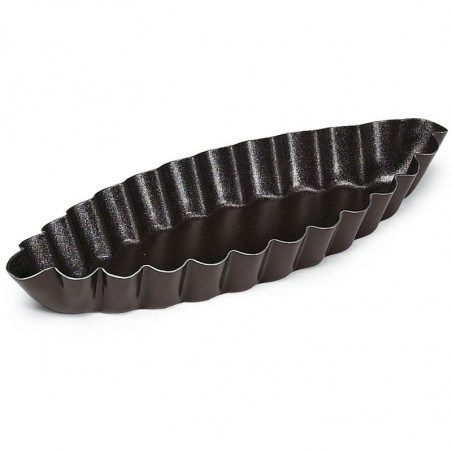 Moule à Barquette Cannelée - 80 x 40 mm Gobel - 1 Moule à Barquette Cannelée - 80 x 40 mm Gobel - 1