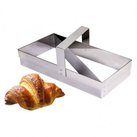 Découpoir à Croissant à Poignée en Inox - 200 x 100 mm Gobel - 1 Découpoir à Croissant à Poignée en Inox - 200 x 100 mm Gobel - 1