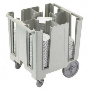 Chariot à Assiettes Versa à Colonnes Fixes Symétriques - Assiettes ø 241 mm max Cambro - 1