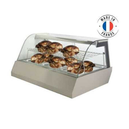 Vitrine Chaude - 3 Bacs GN 1/1 Inotech - 1 Vitrine Chaude - 3 Bacs GN 1/1 Inotech - 1