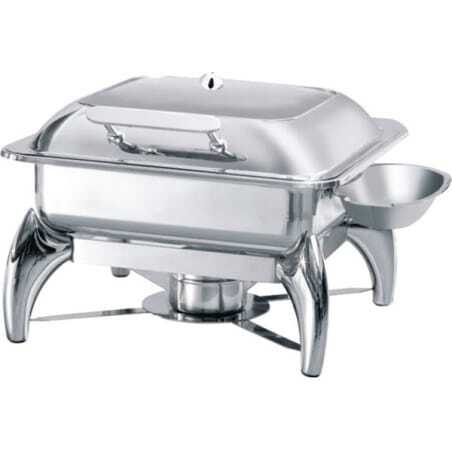 Chafing Dish GN2/3 avec Couvercle Vitré Atosa - 1 Chafing Dish GN2/3 avec Couvercle Vitré Atosa - 1